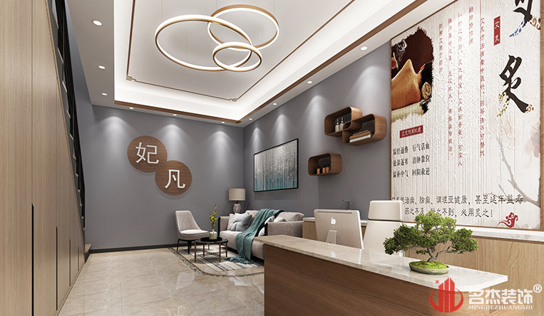 美容院前台装建