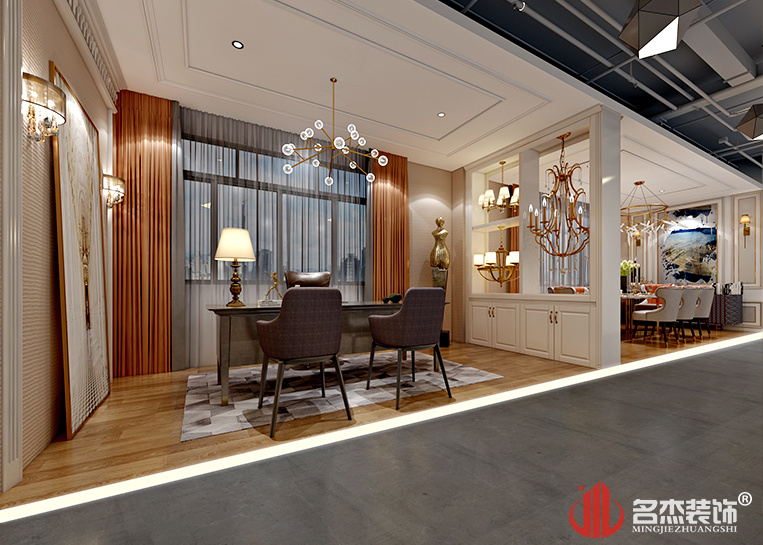 欧式灯具展厅设计成效图