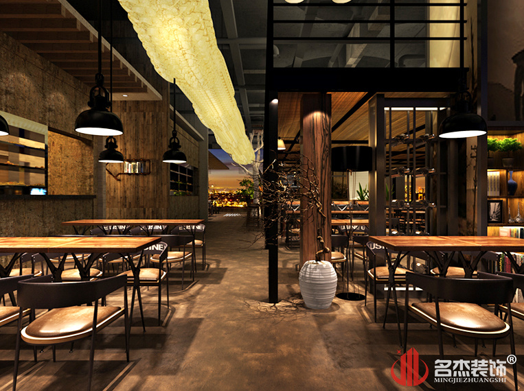 复古工业风餐厅装建