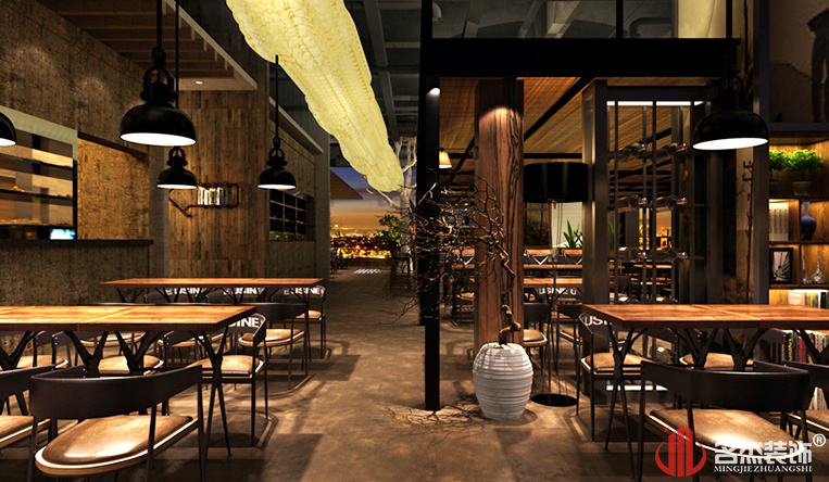 复古工业风餐厅装建