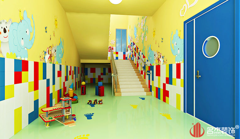 幼儿园装建之楼梯间设计