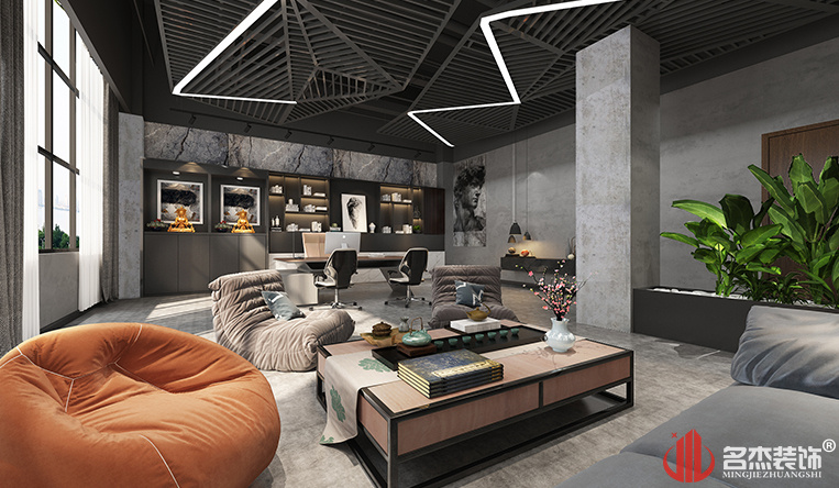 写字楼装建董事长室设计