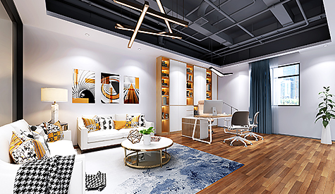 拉萨鄂松盛自动化设备办公室装建设计