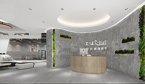 昭通指优镇创美甲用品空间装建设计