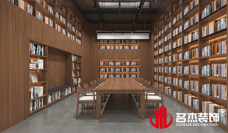 阅读室装建设计成效