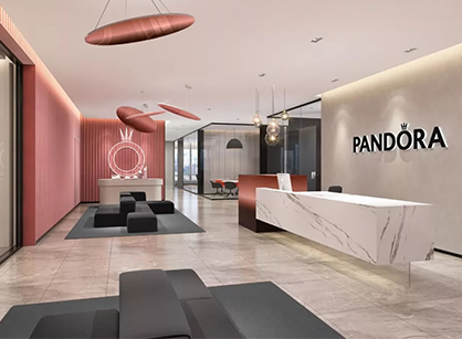 Pandora上海办公总部是若何做装建设计的