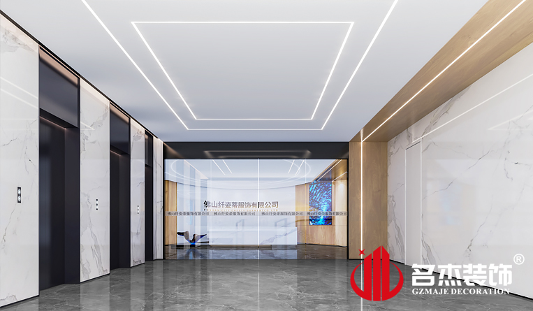 电梯间装建设计成效