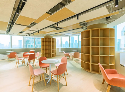 Payoneer派安盈办公空间装建设计是怎么的