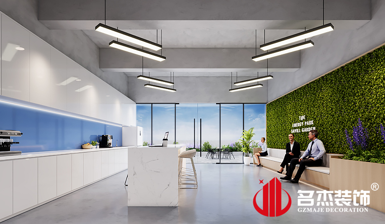 休闲区装建设计成效