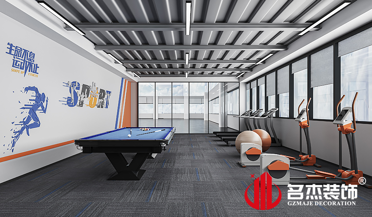健身房装建设计成效