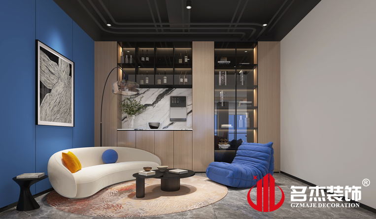 休闲区装建设计成效