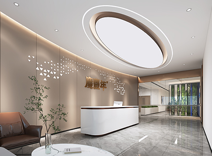 广东滋品尝食品办公室装建设计