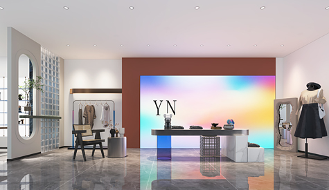 昭通盈纳衣饰办公室空间装建设计