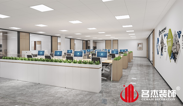 盛开办公室装建设计成效